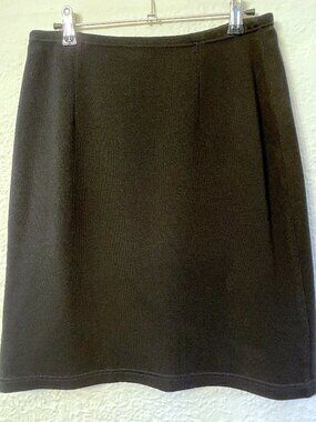 Vintage French Wool A-Line Skirt Sz T2 S-M Chacok Quiet Luxury Classic Parisian
